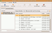 gPodder ./gpodder_screenshot.png
